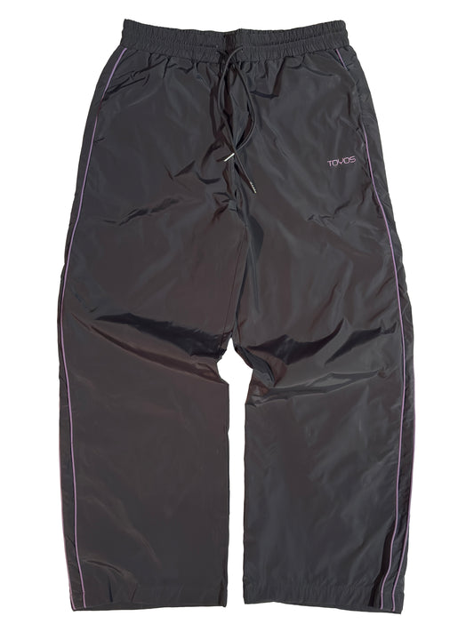 Purple Side-Stripe Ash Pants