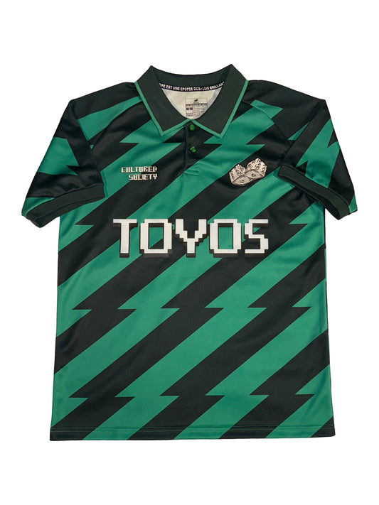 Green Stripe Polo Jersey