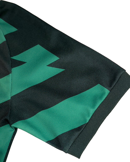 Green Stripe Polo Jersey