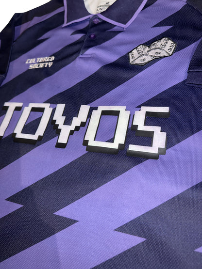 Purple Stripe Polo Jersey